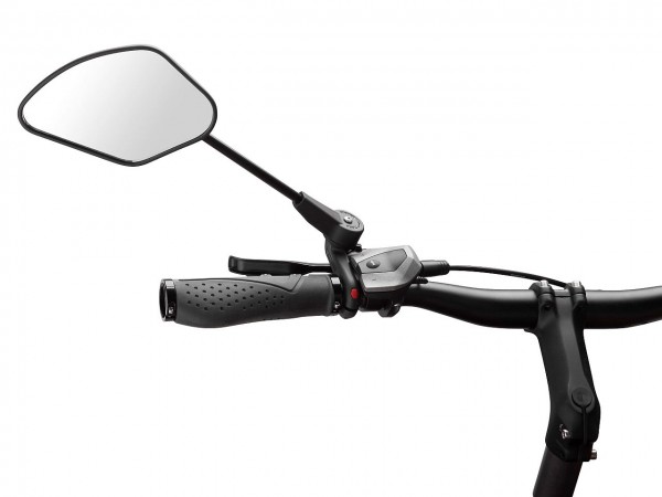 16652 KF Sport, klappbarer Fahrradspiegel, links/ rechts, Typ A-Klemmung, große Spiegelfläche, schwa