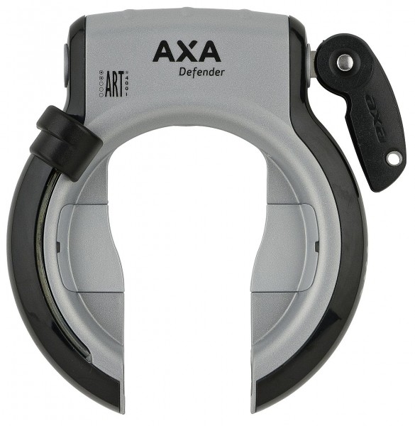 55376 Rahmenschloss AXA Defender RL, Rahmenbefestigung, mit Plug-In-Kombination, schwarz/ silber