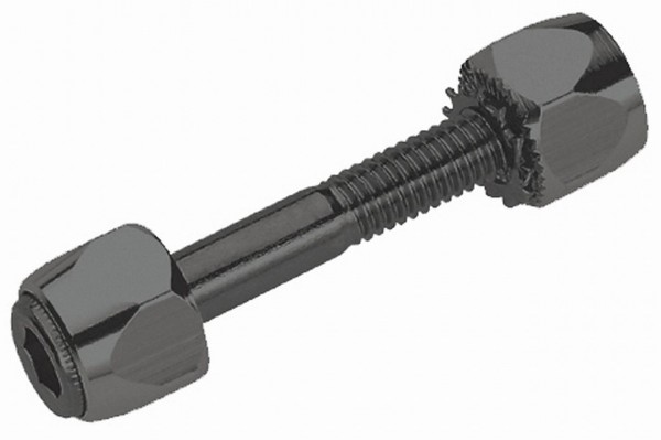 22120 Sattelstützen-Klemmbolzen, Aluminium, 6 mm, schwarz