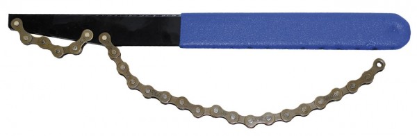 32522 Zahnkranzpeitsche bzw. Zerlegewerkzeug für Cassetten, mit Kette1/2 x 3/32", schwarz