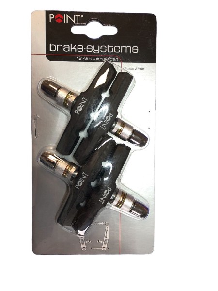 03408 V-Brake Bremsschuh, 70 mm, Alhonga, Alu, 2 Paar auf Karte