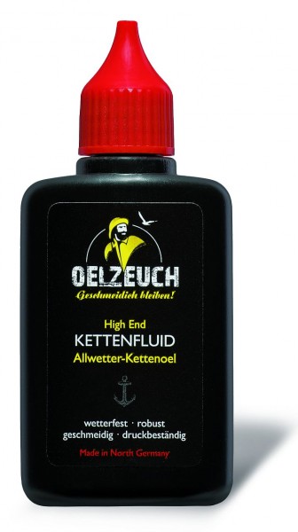 19106 Kettenfluid OELZEUCH, Allwetter-Kettenöl, 50-ML Ovalflasche